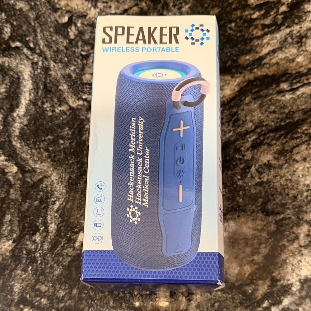 Blue Wireless Portable Speaker